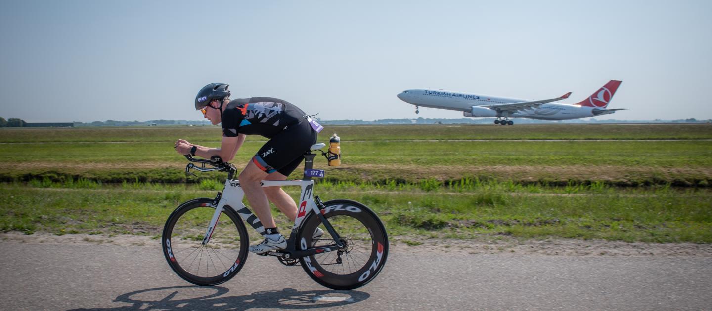 Wielrennen tijdens de triathlon